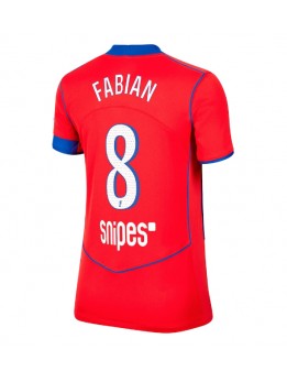 Billige Paris Saint-Germain Fabian Ruiz #8 Tredjedrakt Dame 2025-26 Kortermet